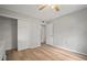 Bedroom features include a ceiling fan, closet and neutral paint to match many decor styles at 4325 Aegean Dr # 250B, Tampa, FL 33611