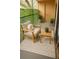 Cozy balcony with outdoor seating and privacy wall at 4411 Shady Terrace Ln # 213, Tampa, FL 33613