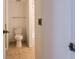 Bathroom includes a toilet, shower/tub and towel bar at 4411 Shady Terrace Ln # 213, Tampa, FL 33613