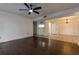 Open-concept living space with views into the kitchen and dining area at 4411 Shady Terrace Ln # 213, Tampa, FL 33613