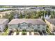 Birds eye view of the townhome community with water views and convenient parking at 4567 Tuscan Loon Dr, Tampa, FL 33619