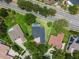 A beautiful backyard with a pool and lots of greenery provides a sense of privacy at 505 Vintage Way, Brandon, FL 33511