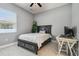 Bright bedroom with ceiling fan and wood floors at 505 Vintage Way, Brandon, FL 33511