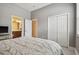 Bright bedroom featuring ensuite bathroom and closet space at 505 Vintage Way, Brandon, FL 33511