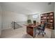 Bright office space with functional built-ins and modern furnishings at 6841 Mitchell Cir, Tampa, FL 33634