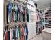 Spacious closet with ample shelving and clothing racks for maximum storage and organization at 7116 Estero Ct, Apollo Beach, FL 33572