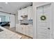 Well-lit kitchen with lots of cabinet space and stainless steel appliances at 7116 Estero Ct, Apollo Beach, FL 33572
