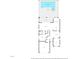 Detailed floor plan of the home's first floor, showcasing the layout of rooms at 8019 Marbella Creek Ave, Tampa, FL 33625