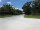 A gray paved road with lush green trees at 8617 Broad St, New Port Richey, FL 34654