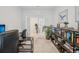 Inviting office featuring sleek furniture, stylish decor, and a serene ambiance conducive to focused work at 10580 Gliding Eagle Way, Land O Lakes, FL 34638