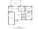 Detailed floor plan of a one-story home at 1135 17Th Sw Ave, Largo, FL 33778