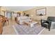 Inviting living room with an open layout and a cozy sofa, perfect for relaxing and enjoying the company of Gathering and friends at 1290 Gulf Blvd # 702, Clearwater Beach, FL 33767