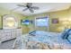A view of a relaxing bedroom with natural light from the window at 18610 Gulf Blvd # 607, Indian Shores, FL 33785