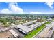 Wide aerial shot displaying the building's structure amidst a vibrant cityscape at 2001 E 2Nd Ave # 37, Tampa, FL 33605