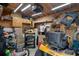 A functional workshop featuring ample storage and tools for hobbies and DIY projects at 204 Oak Lake Dr, Spring Hill, FL 34608