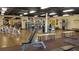 Spacious gym equipped with exercise bikes, weights and machines for a complete workout experience at 2330 Ecuadorian Way # 30, Clearwater, FL 33763