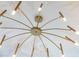 Detailed view of modern lighting above a dining room at 243 45Th Ne Ave, St Petersburg, FL 33703