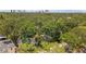 A serene aerial view of the neighborhood with city skyline in the background at 3215 W Villa Rosa St, Tampa, FL 33611