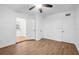 Open and airy bedroom with three closets, wood floors and natural light at 3215 W Villa Rosa St, Tampa, FL 33611