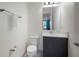 Modern bathroom features a sleek vanity, contemporary fixtures, and a well-lit mirror, providing a refreshing space at 3326 Acacia Bay Ave, Wesley Chapel, FL 33543