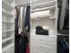Organized walk-in closet with shelving and ample storage space at 3326 Acacia Bay Ave, Wesley Chapel, FL 33543