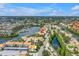 Scenic aerial view of Spinnaker Cove showcasing its waterfront community, marina, and lush landscaping at 4202 Harbor House Dr # 24, Tampa, FL 33615