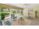 Bright sunroom with garden view and cozy seating at 4202 Harbor House Dr # 24, Tampa, FL 33615