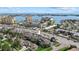 Beautiful aerial view of a waterfront home near a bay with city views at 4777 Duhme Rd # 1D, St Petersburg, FL 33708