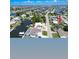 Aerial view of waterfront community with a canal, a dock, and private boats, with neighborhood street view at 621 Gran Kaymen Way, Apollo Beach, FL 33572