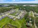 Aerial view of a community surrounded by mature trees and lush green spaces at 10823 Trailing Vine Dr, Tampa, FL 33610