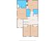 Floor plan showcasing second floor bedrooms, bathrooms and laundry room at 10823 Trailing Vine Dr, Tampa, FL 33610