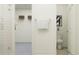 Modern bathroom with a walk-in shower, open closet, and separate toilet at 11740 E 71St Ave, Palmetto, FL 34221