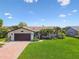 Charming single-story home with a well-manicured lawn, brick driveway and lush tropical landscaping at 1432 50Th Ne Ave, St Petersburg, FL 33703
