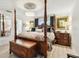 Spacious main bedroom features elegant decor and lots of natural light at 1432 50Th Ne Ave, St Petersburg, FL 33703