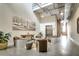 Modern lobby area with comfortable seating, contemporary art, and an open floor plan, creating an inviting atmosphere at 1501 W Horatio St # 101, Tampa, FL 33606