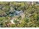 Expansive property featuring a home with a pool, surrounded by lush greenery at 15234 Scanio Dr, Spring Hill, FL 34610