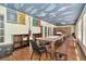 Unique Harry Potter themed bonus room with painted ceiling and wooden bench at 15234 Scanio Dr, Spring Hill, FL 34610