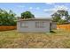 Lush backyard features a gray exterior and a wooden fence, creating a perfect outdoor retreat at 1905 E Broad St, Tampa, FL 33610
