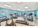Well-equipped fitness center with treadmills and weight machines for residents at 2003 Greenbriar Blvd # 8, Clearwater, FL 33763