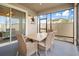 The spacious screened patio features ample seating perfect for outdoor dining at 20108 Stone Pine Cir, Lutz, FL 33558