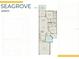 Seagrove floor plan featuring gathering room, kitchen, lanai, and bedrooms at 27136 Capri Shores Cir, Englewood, FL 34223