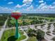 Scenic view of the Plant City water tower overlooking sports fields, parks, and community spaces at 2719 Wilder Trace Ct, Plant City, FL 33566