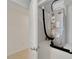 View of the HVAC system located in the home's utility closet at 3186 Oyster Cove St, Wimauma, FL 33598