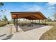 Open-air pavilion featuring tables and seating, perfect for picnics at 3186 Oyster Cove St, Wimauma, FL 33598