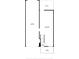 Floorplan depicting the porch, foyer, Gathering room, garage, and patio, with associated dimensions at 350 Kentucky Ave, Crystal Beach, FL 34681