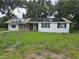 Charming home featuring white painted brick, modern solar panels, and a cozy front yard at 3614 E Grove St, Tampa, FL 33610
