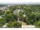 Aerial view of a property nestled within a lush, green environment, showcasing its serene neighborhood setting at 3632 E Comanche Ave, Tampa, FL 33610