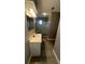 Updated bathroom with a shower, new vanity, modern fixtures, and tile floors at 4374 32Nd N Ter, St Petersburg, FL 33713