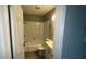 Clean bathroom with white subway tile surround and updated vanity at 4374 32Nd N Ter, St Petersburg, FL 33713