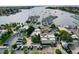Enjoy stunning aerial views overlooking the marina, showcasing easy access to open water at 540 Firefly Ln, Apollo Beach, FL 33572